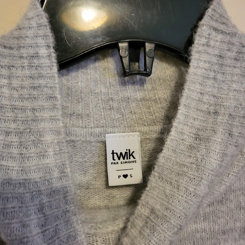 Twik Light Gray Knit Sweater - Picture 2 of 4